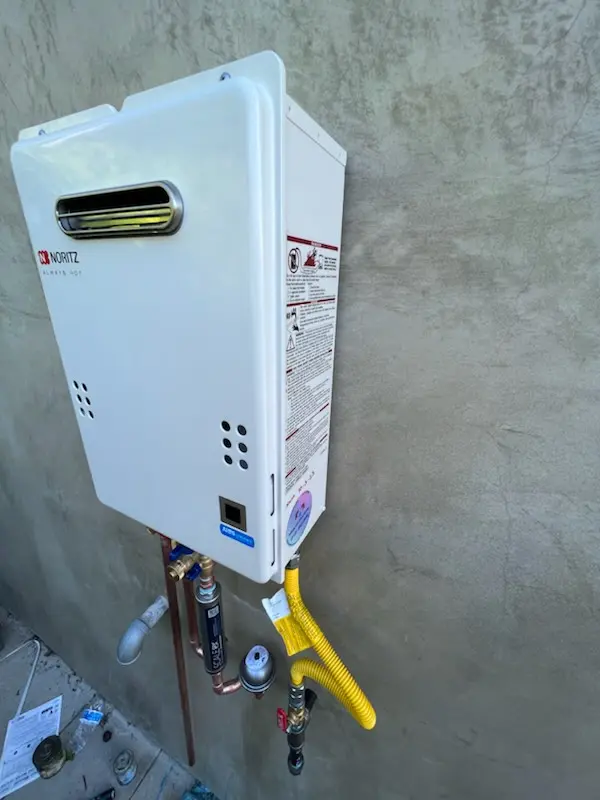 Tankless water heater installation for Northeast Meridian homes
